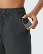 G4Free - EverGoing Loose Fleece Lined Drawstring Casual Pants -GF23J163CA-S