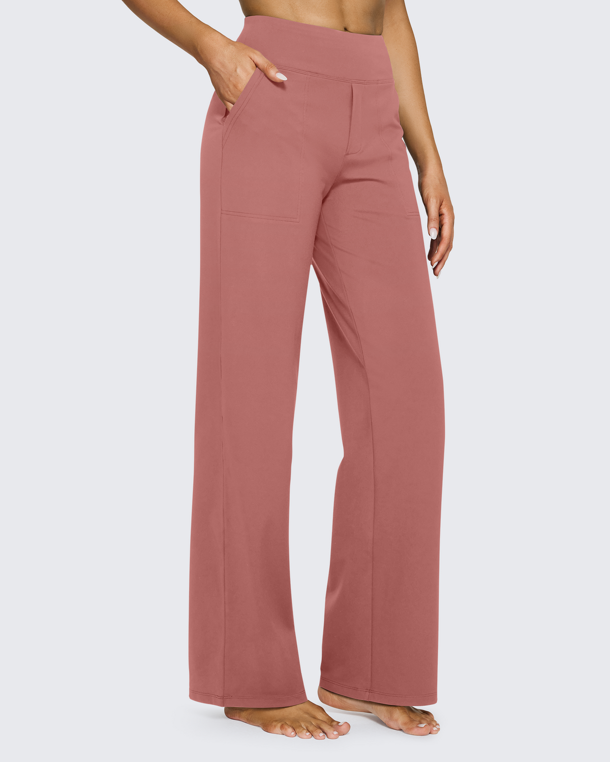 G4Free - EverGoing Loose High-Waist Business Casual Pants 33'' -GF23J184AF-XS