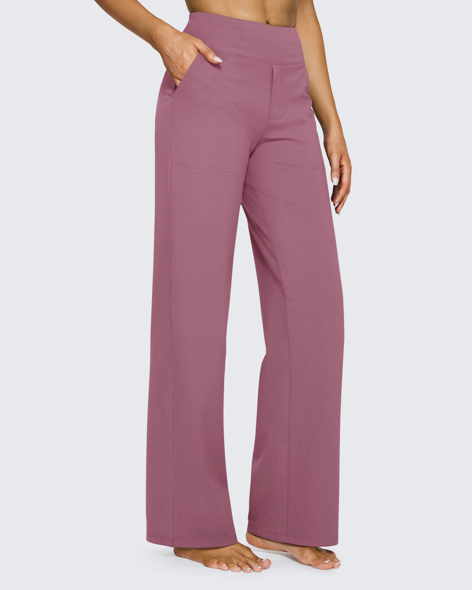 G4Free - EverGoing Loose High-Waist Business Casual Pants 33'' -GF23J184AF-XS