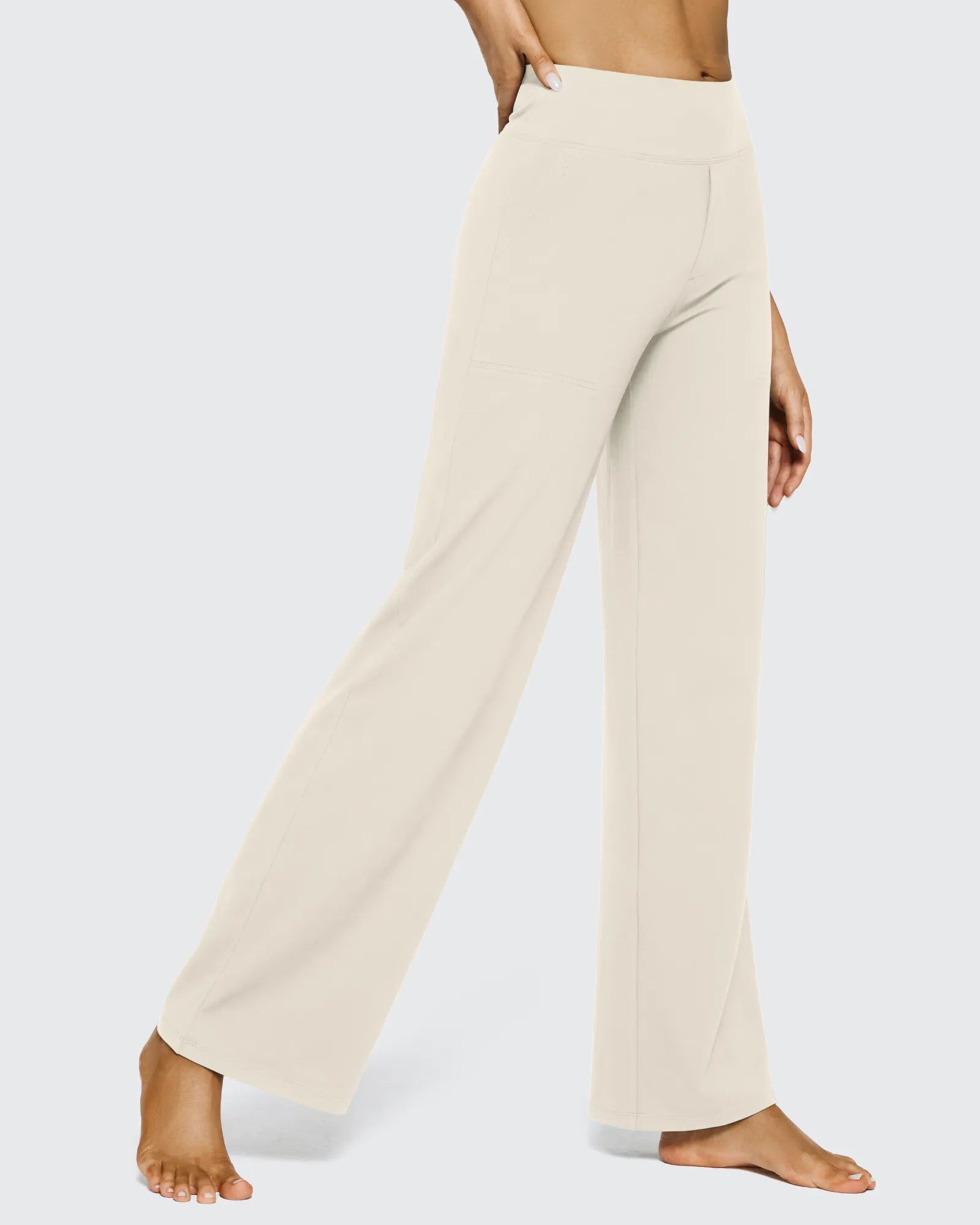 G4Free - EverGoing Loose High-Waist Business Casual Pants 33'' -GF23J184AF-XS