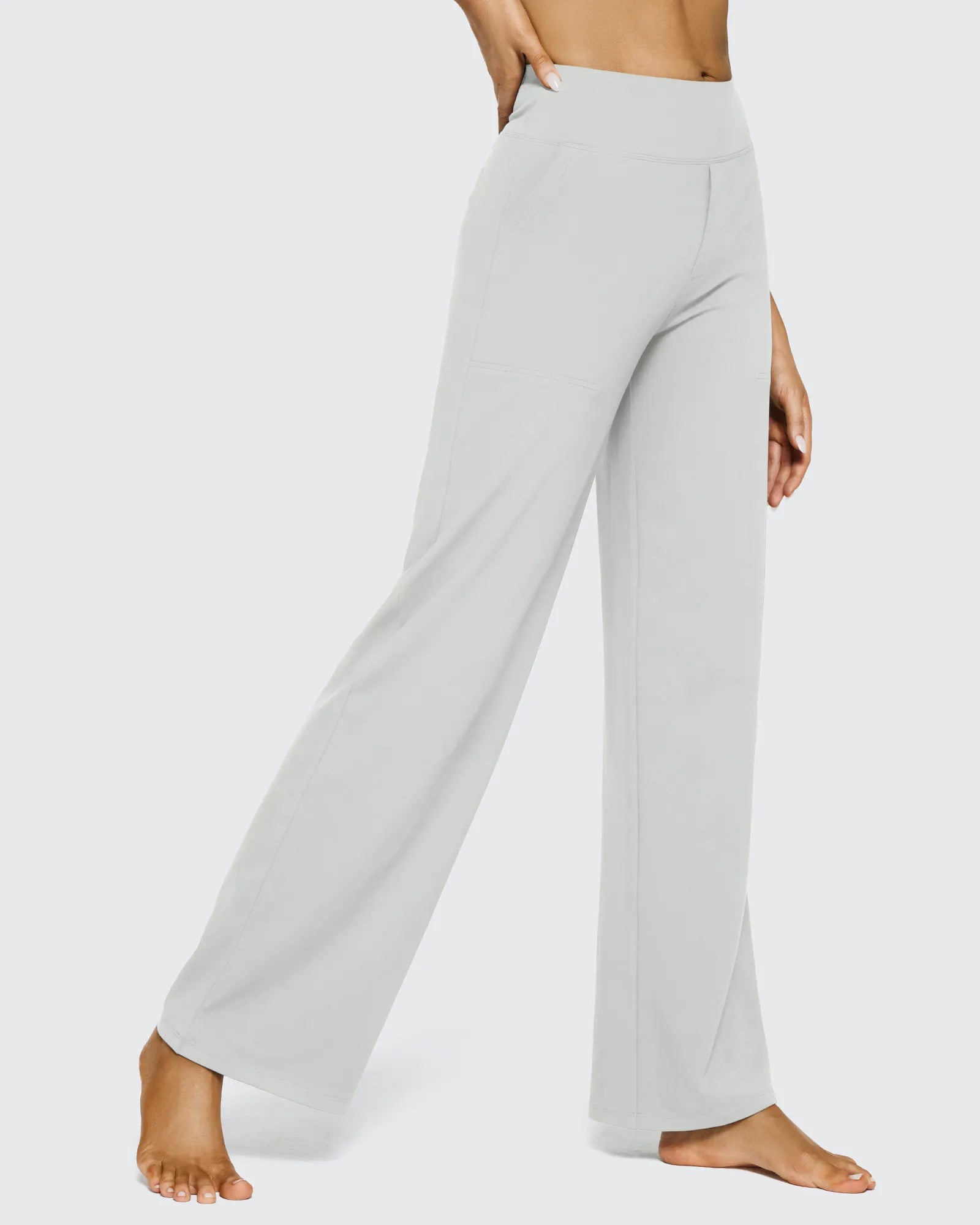 G4Free - EverGoing Loose High-Waist Business Casual Pants 33'' -GF23J184AF-XS