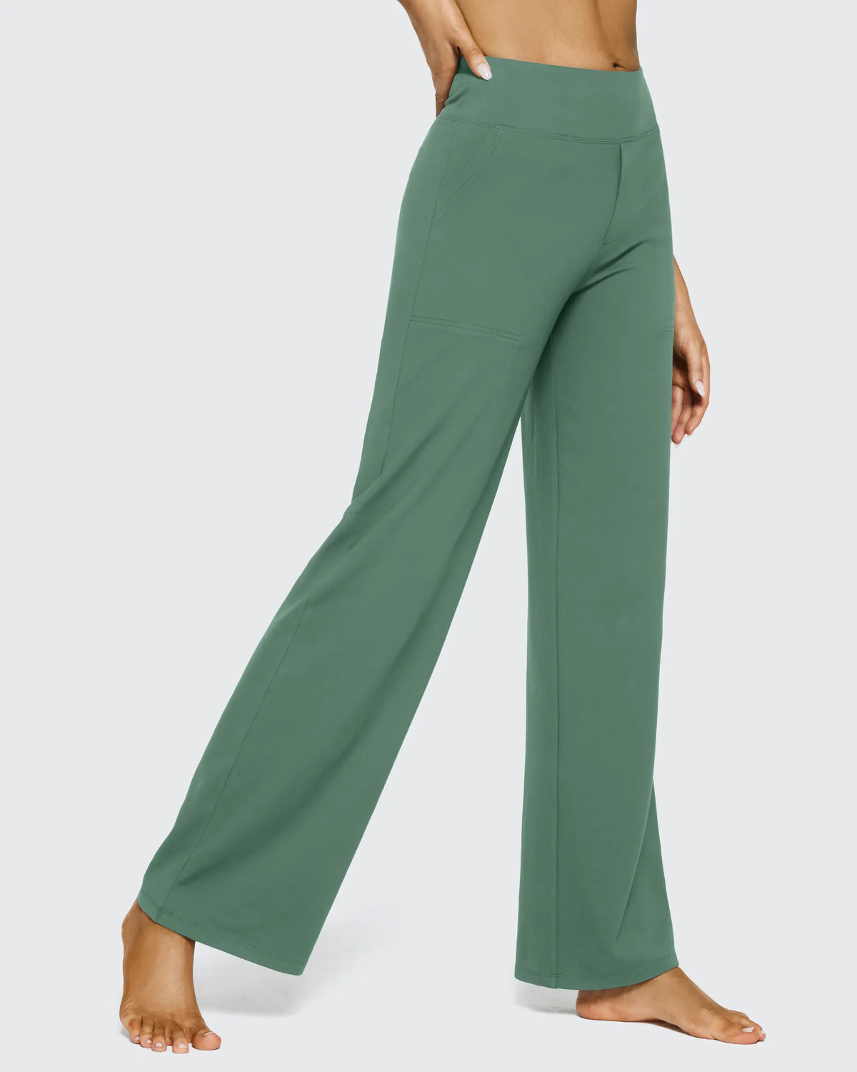G4Free - EverGoing Loose High-Waist Business Casual Pants 33'' -GF23J184AF-XS