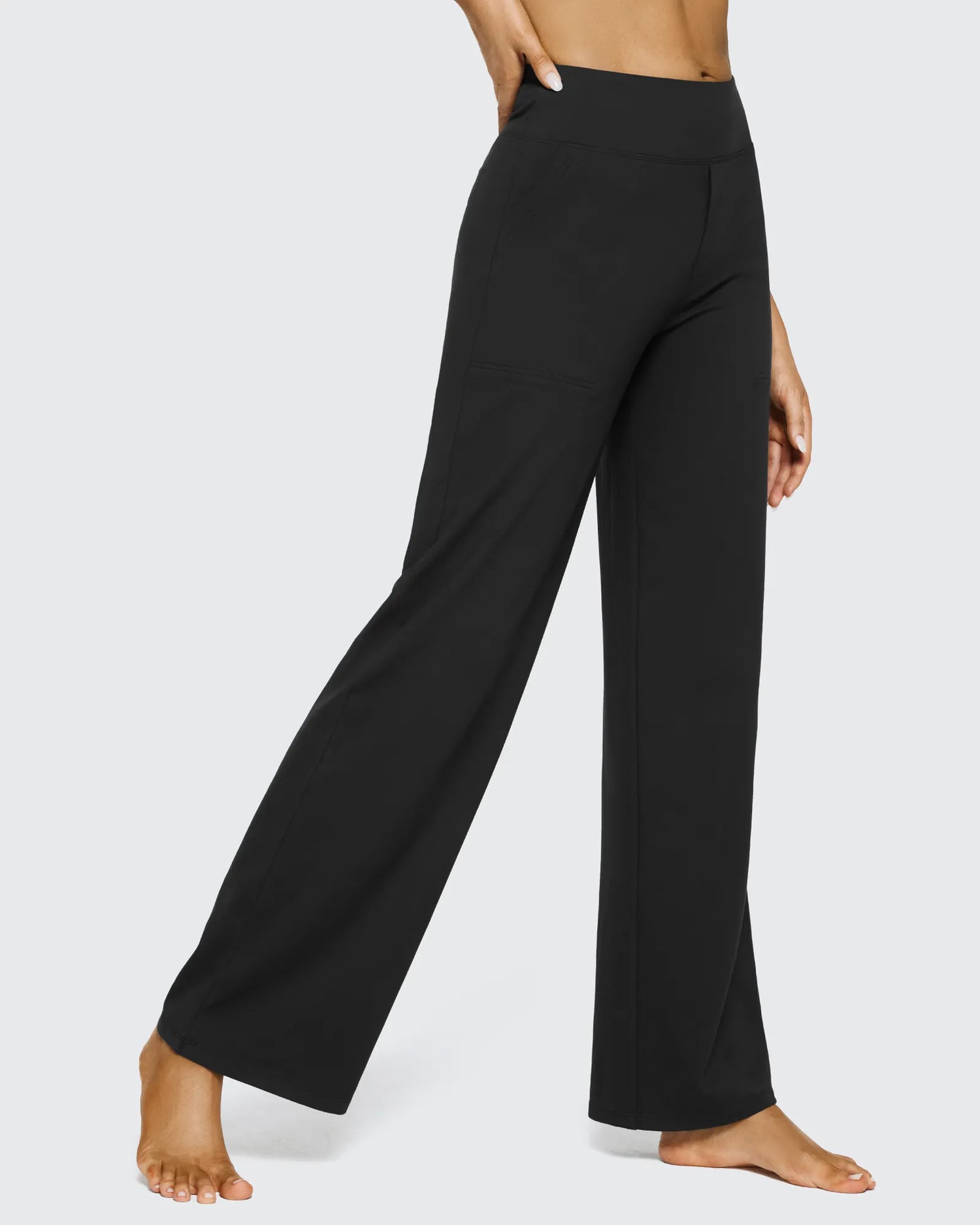 G4Free - EverGoing Loose High-Waist Business Casual Pants 33'' -GF23J184AF-XS