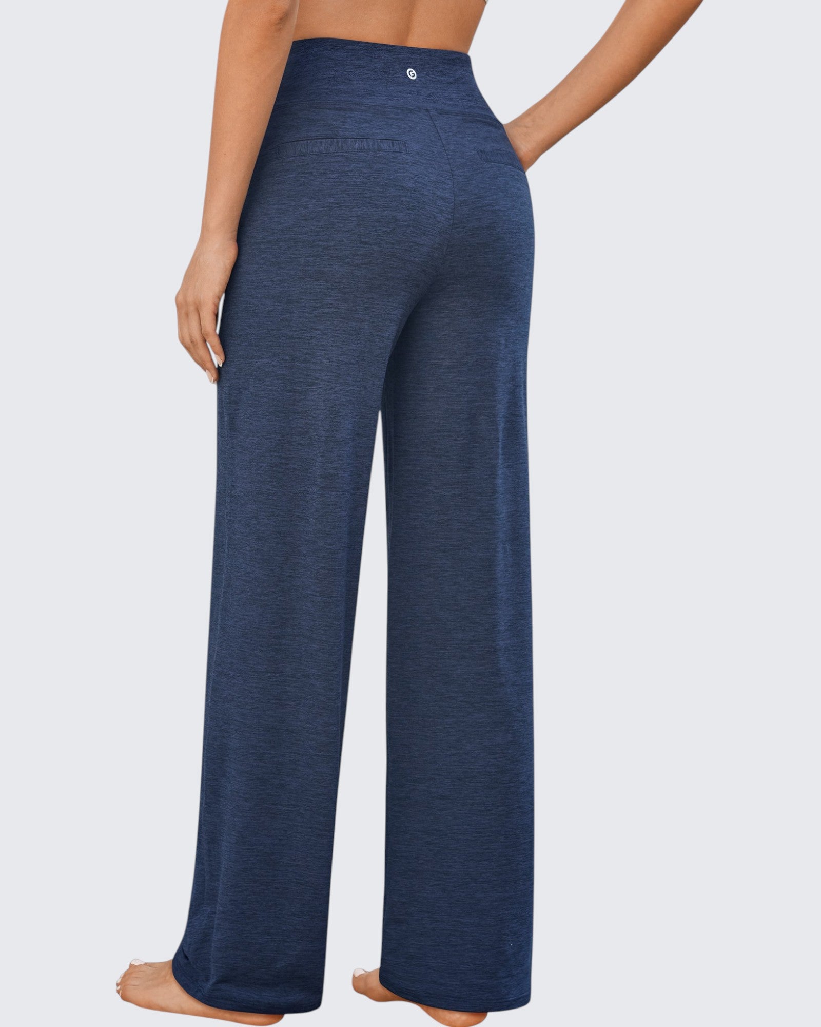 G4Free - EverGoing Loose High-Waist Business Casual Pants 35'' -GF25J474DA-S