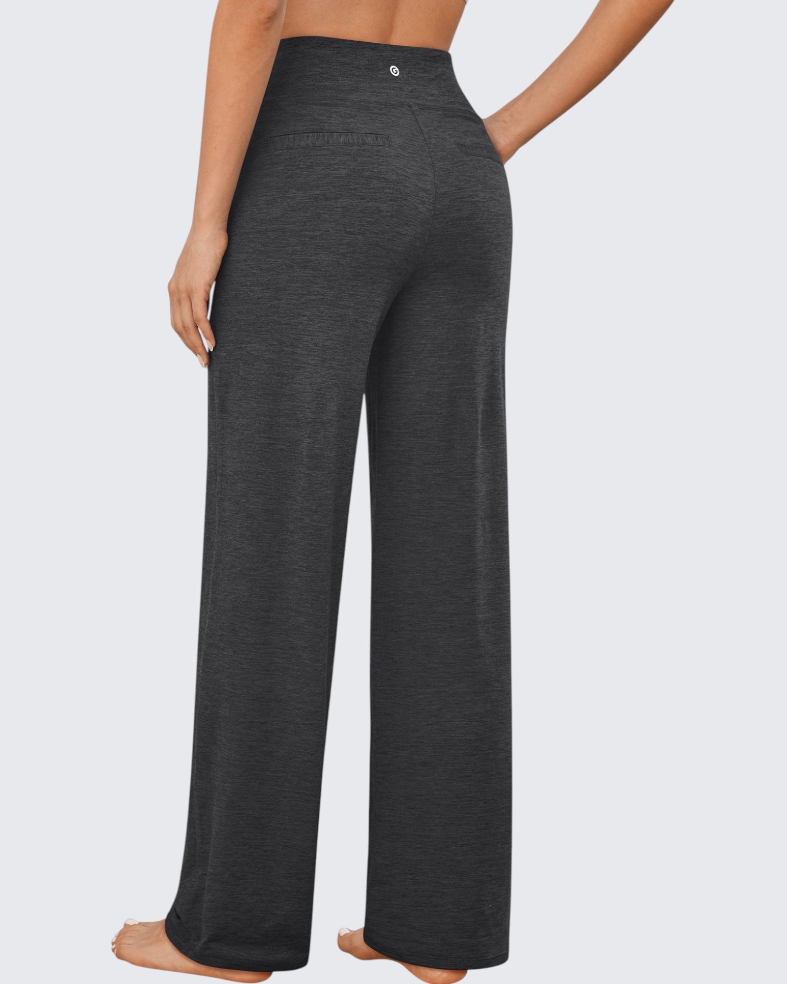 G4Free - EverGoing Loose High-Waist Business Casual Pants 35'' -GF25J474DA-S