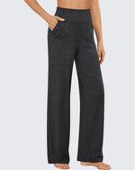 G4Free - EverGoing Loose High-Waist Business Casual Pants 35'' -GF25J474DA-S