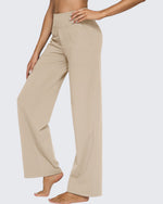 G4Free - EverGoing Loose High-Waist Business Casual Pants 35'' -GF25J474DA-S