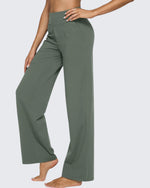 G4Free - EverGoing Loose High-Waist Business Casual Pants 35'' -GF25J474FA-S