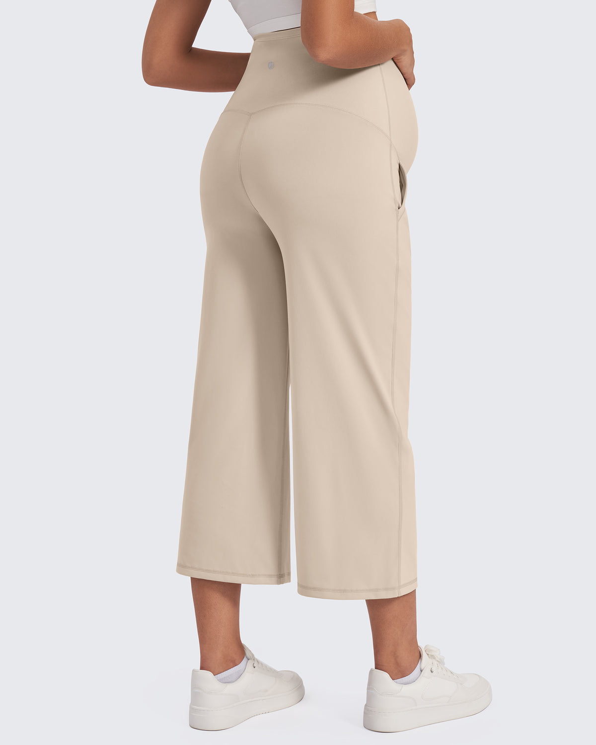 G4Free - EverGoing Maternity Capris Cropped Yoga Pants 21'' -GF25J307AA-S
