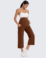 G4Free - EverGoing Maternity Capris Cropped Yoga Pants 21'' -GF25J307AA-S