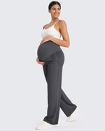 G4Free - EverGoing Maternity Stretch Wide Leg Pants -GF24J289AA-S