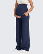 G4Free - EverGoing Maternity Stretch Wide Leg Pants -GF24J289DA-S