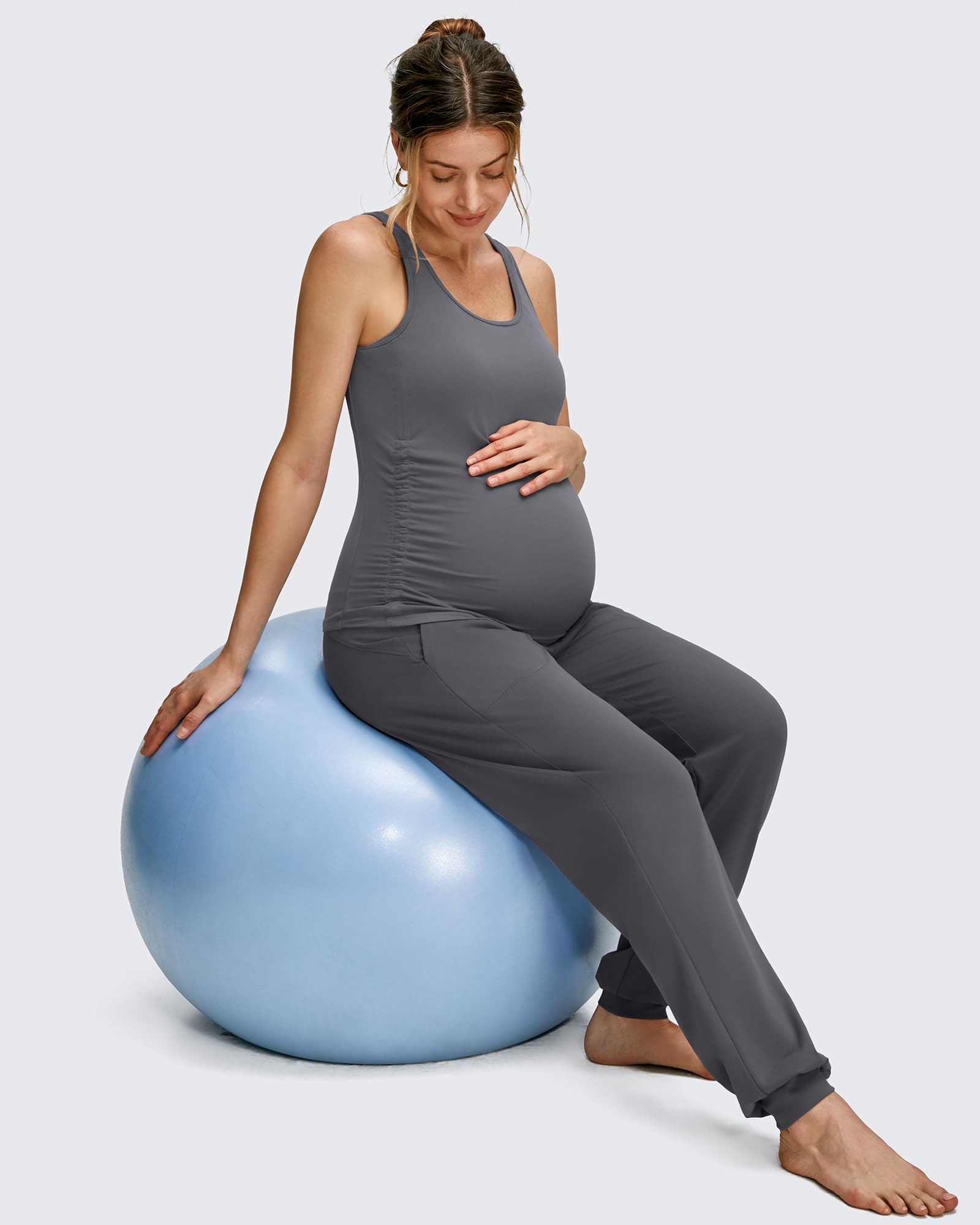 G4Free - EverGoing Maternity Workout Over The Belly Joggers -GF25DY616AF-XS