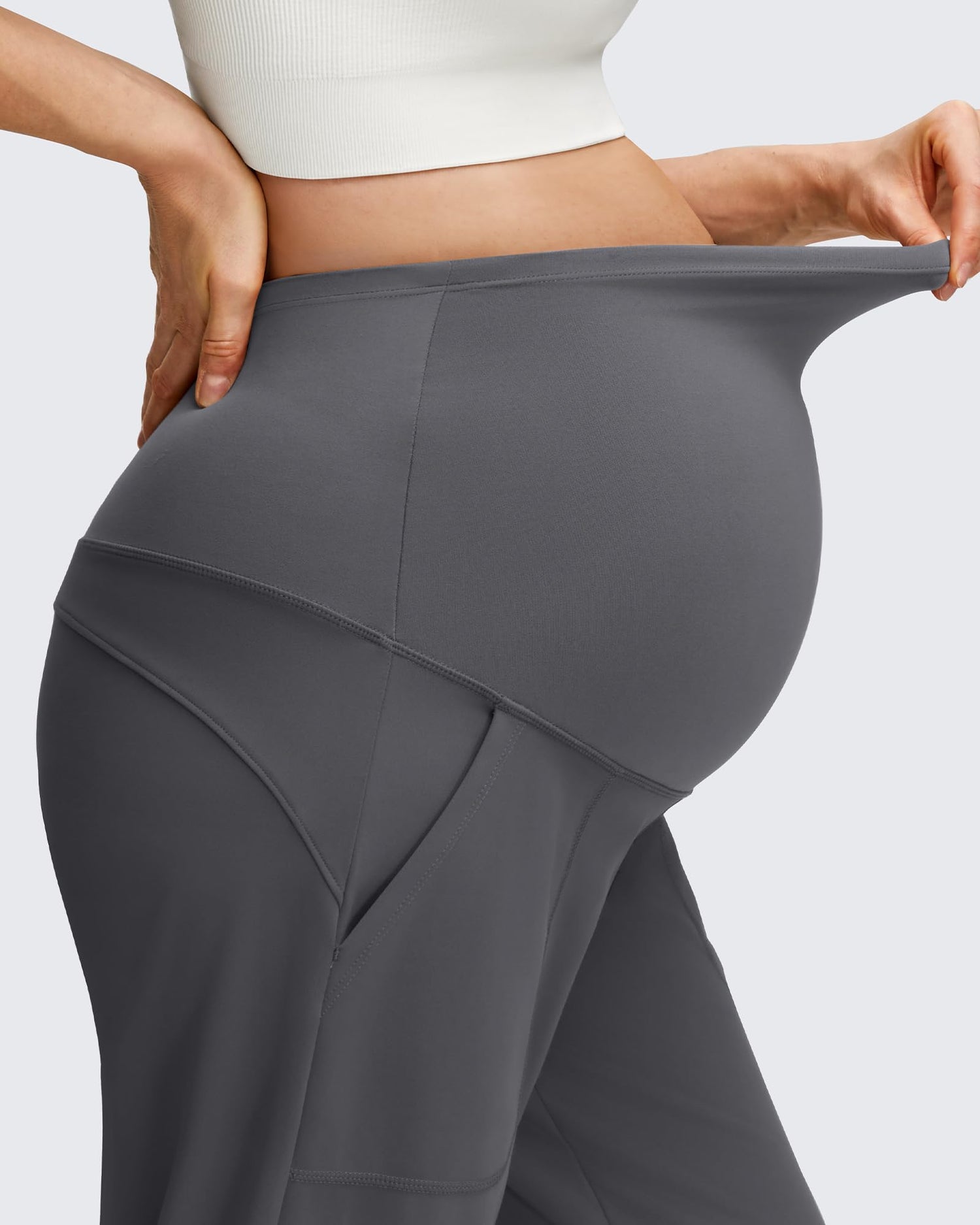 G4Free - EverGoing Maternity Workout Over The Belly Joggers -GF25DY616AF-XS