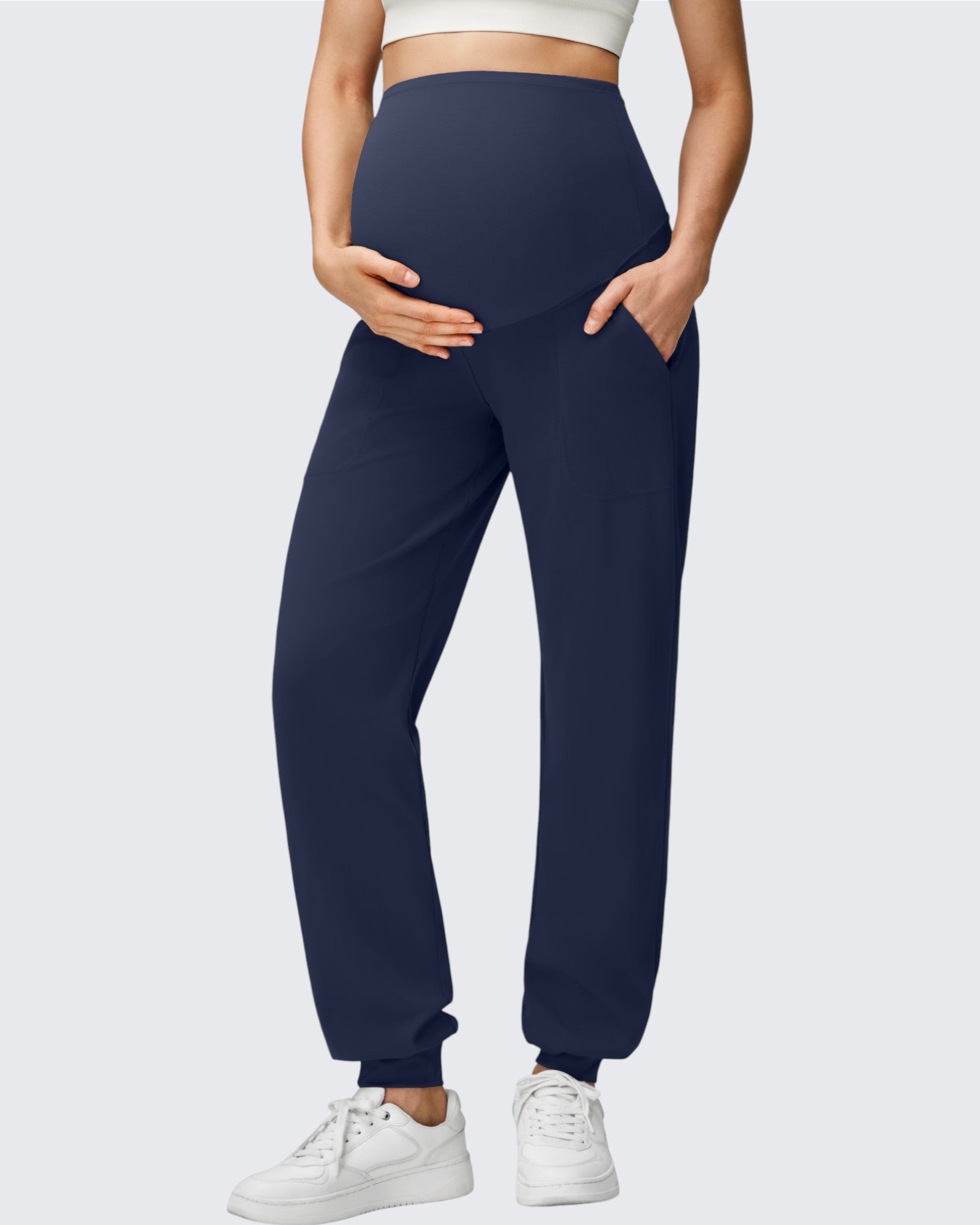 G4Free - EverGoing Maternity Workout Over The Belly Joggers -GF25DY616AF-XS
