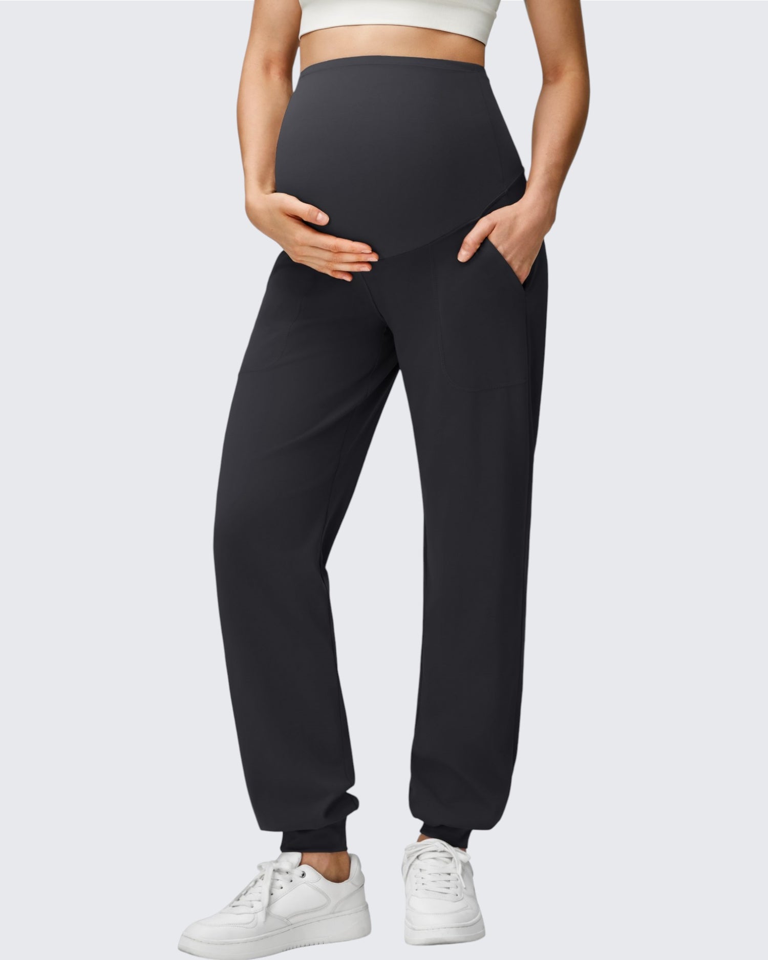 G4Free - EverGoing Maternity Workout Over The Belly Joggers -GF25DY616AF-XS
