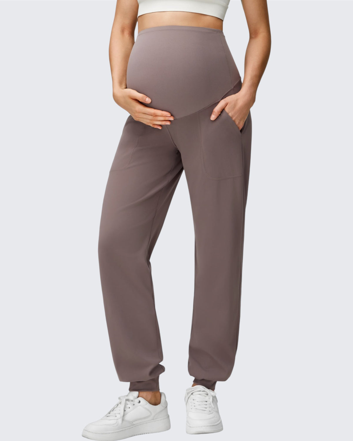 G4Free - EverGoing Maternity Workout Over The Belly Joggers -GF25DY616CF-XS