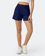 G4Free - EverGoing Pleated Casual Dress Shorts with Belt Loops -GF24E200AF-XS