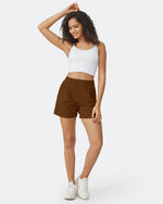 G4Free - EverGoing Pleated Casual Dress Shorts with Belt Loops -GF24E200AF-XS