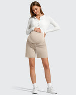 G4Free - EverGoing Pockets Drawstring Over The Belly Pregnancy Shorts -GF26EY797A001A-S
