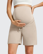 G4Free - EverGoing Pockets Drawstring Over The Belly Pregnancy Shorts -GF26EY797A001A-S