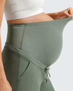 G4Free - EverGoing Pockets Drawstring Over The Belly Pregnancy Shorts -GF26EY797A001A-S
