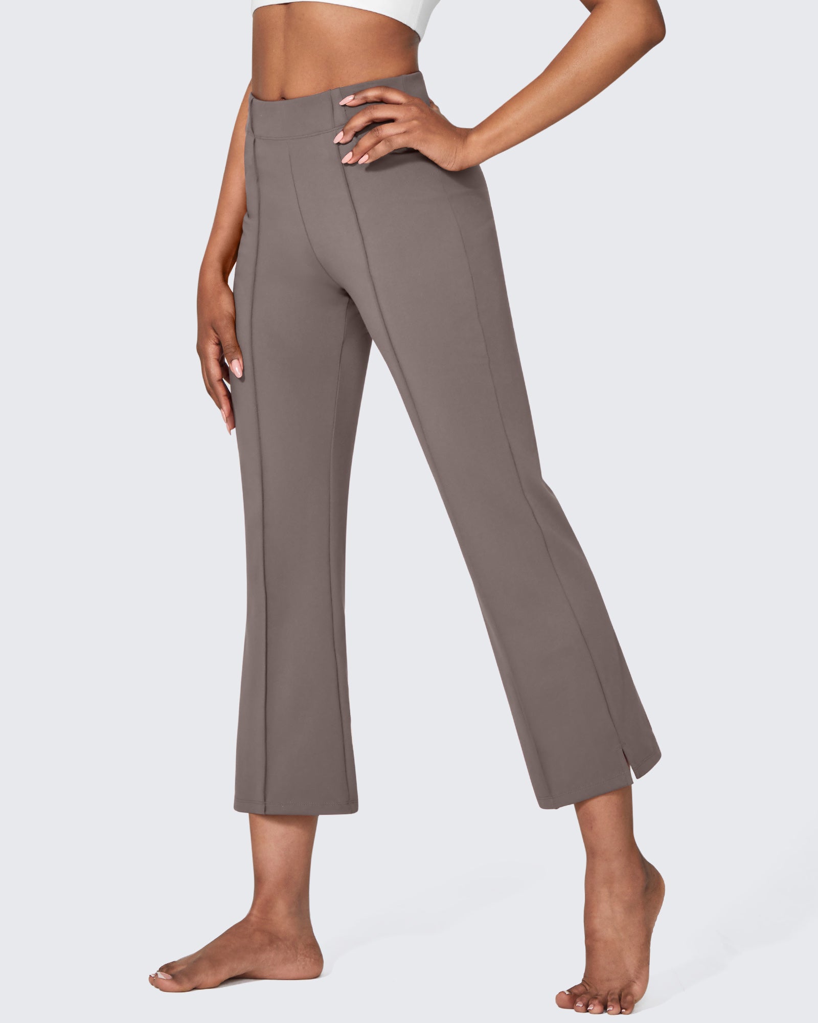 G4Free - EverGoing Stretch Mid-Waist Flare Business Casual Pants -GF24A212AA-S