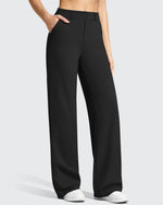 G4Free - EverGoing Wide Leg  Belt Loops High-Waist Dress Pants -GF26J801A001A-S
