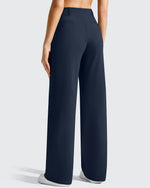 G4Free - EverGoing Wide Leg  Belt Loops High-Waist Dress Pants -GF26J801A001A-S
