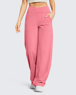 G4Free - EverGoing Wide Leg High-Waist Casual Pants Regular -GF22D061AF-XS