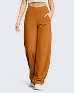G4Free - EverGoing Wide Leg High-Waist Casual Pants Regular -GF22D061AF-XS