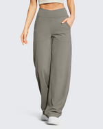 G4Free - EverGoing Wide Leg High-Waist Casual Pants Regular -GF22D061AF-XS