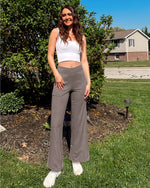 G4Free - EverGoing Wide Leg High-Waist Casual Pants Regular -GF22D061AF-XS