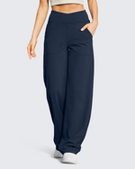 G4Free - EverGoing Wide Leg High-Waist Casual Pants Regular -GF22D061KF-XS