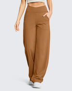G4Free - EverGoing Wide Leg High-Waist Casual Pants Regular -GF22D061MF-XS