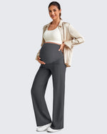 G4Free - EverGoing Wide Leg Pockets Front Pleats Maternity -GF25JY414AA-S