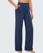 G4Free - EverGoing Wide Leg Yoga Pants Business Casual 27'' -GF25J483CF-XS