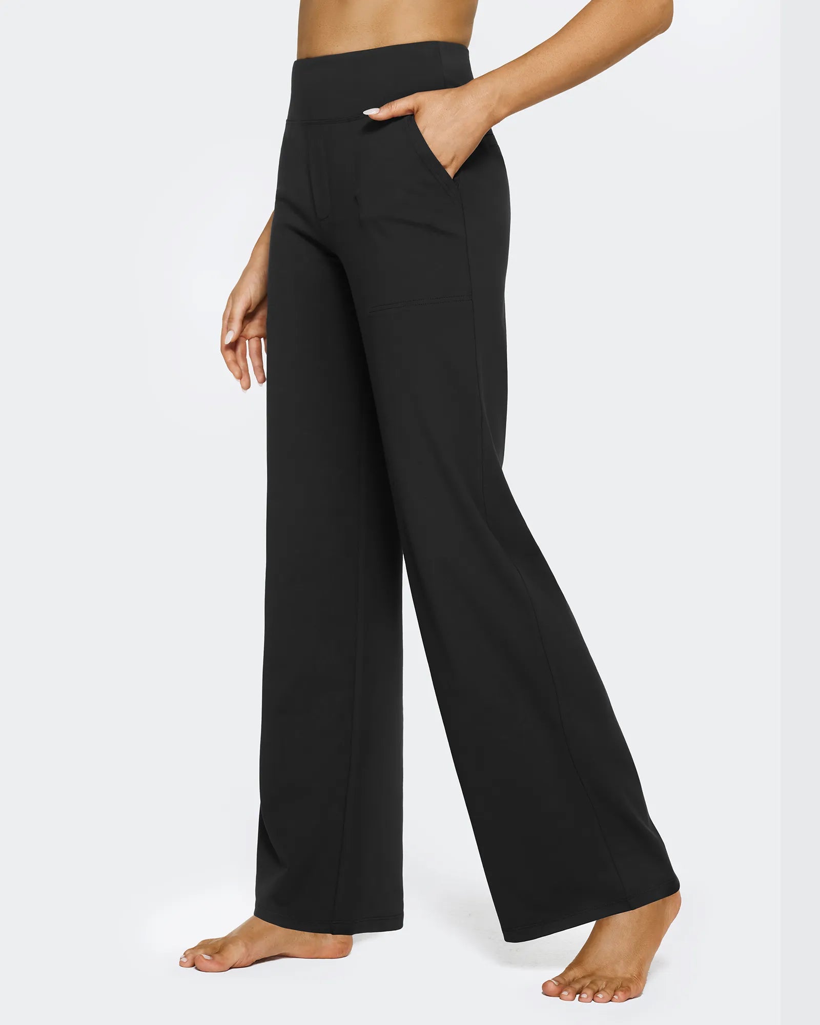 G4Free - EverGoing Wide Leg Yoga Pants Business Casual 29'' -GF23J183AF-XS
