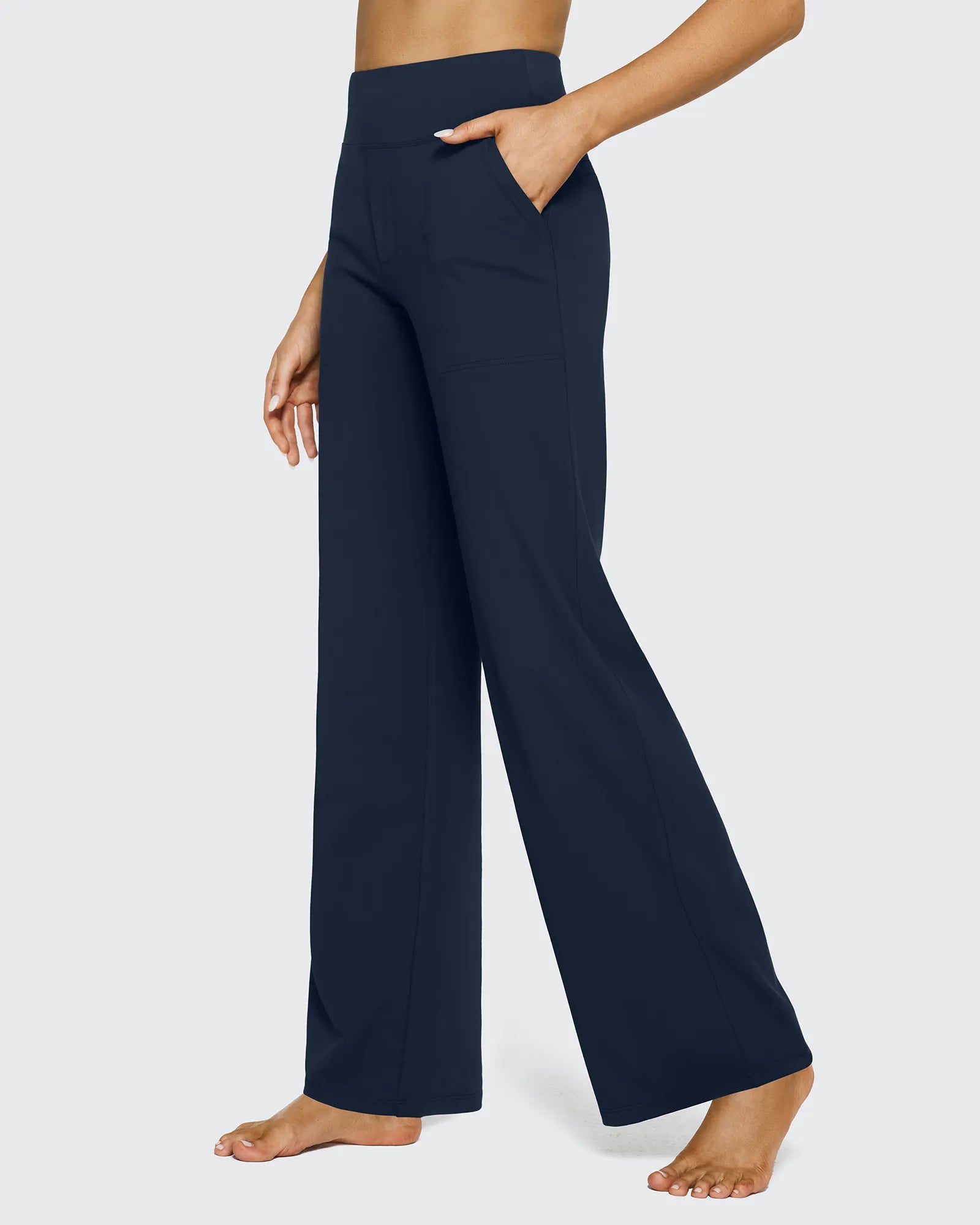 G4Free - EverGoing Wide Leg Yoga Pants Business Casual 29'' -GF23J183AF-XS