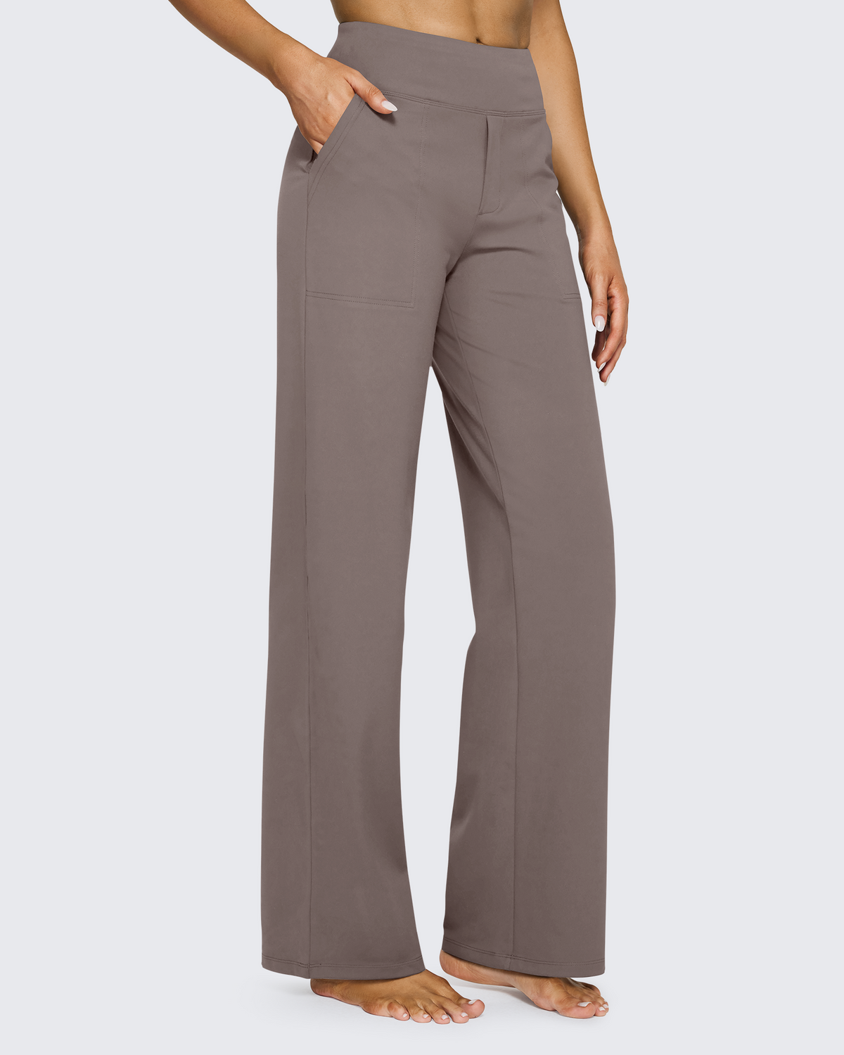 G4Free - EverGoing Wide Leg Yoga Pants Business Casual 29'' -GF23J183DF-XS