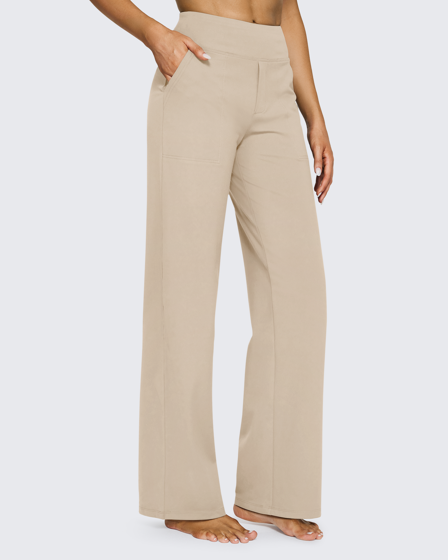 G4Free - EverGoing Wide Leg Yoga Pants Business Casual 29'' -GF23J183HF-XS
