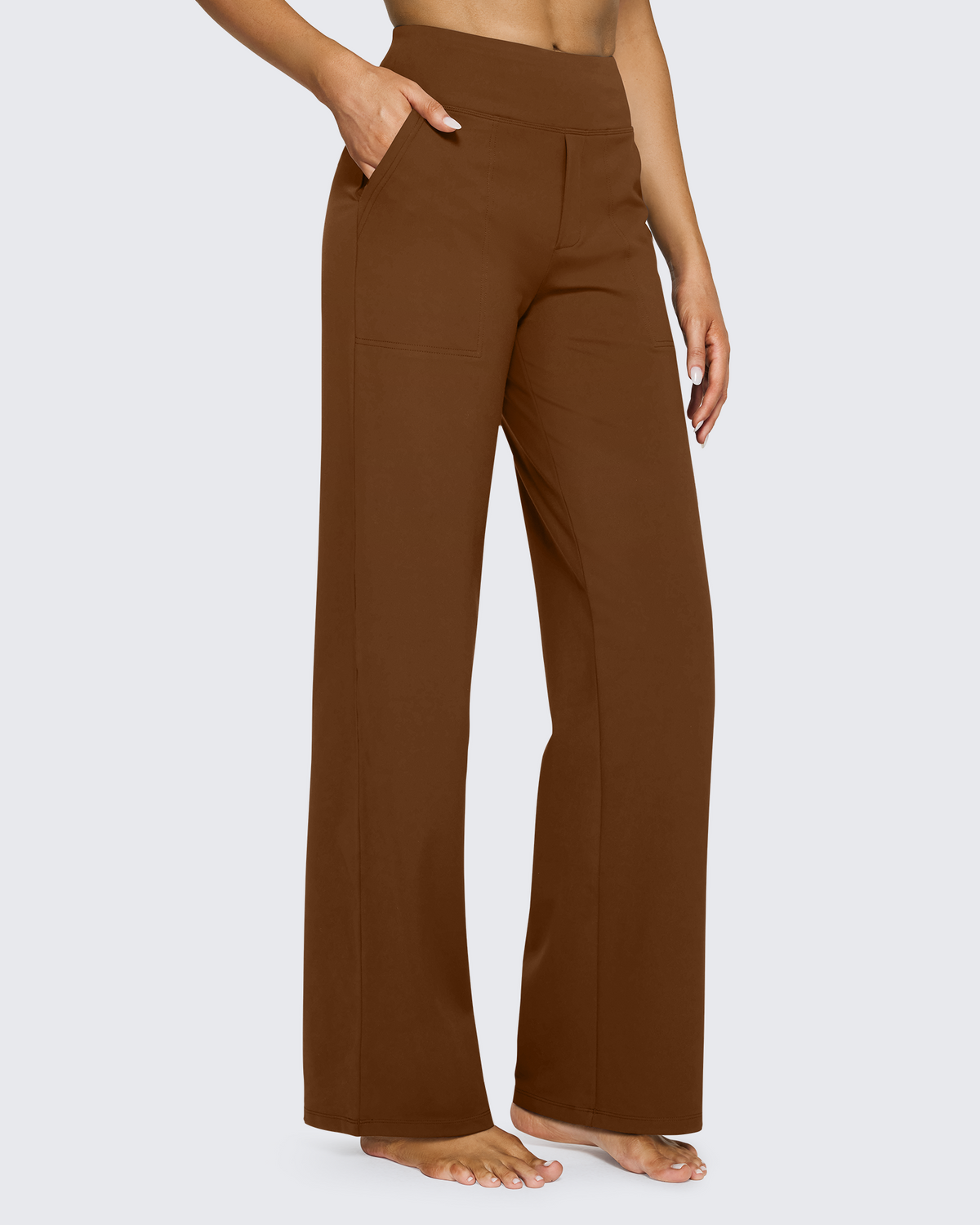 G4Free - EverGoing Wide Leg Yoga Pants Business Casual 31'' -GF23J172AF-XS