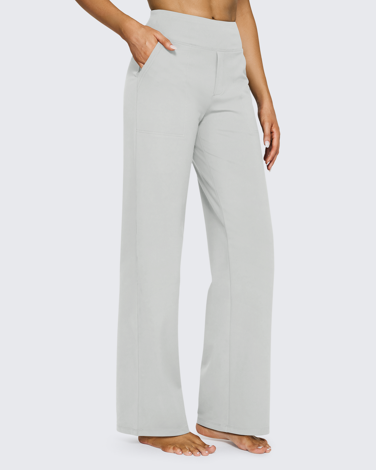 G4Free - EverGoing Wide Leg Yoga Pants Business Casual 31'' -GF23J172AF-XS