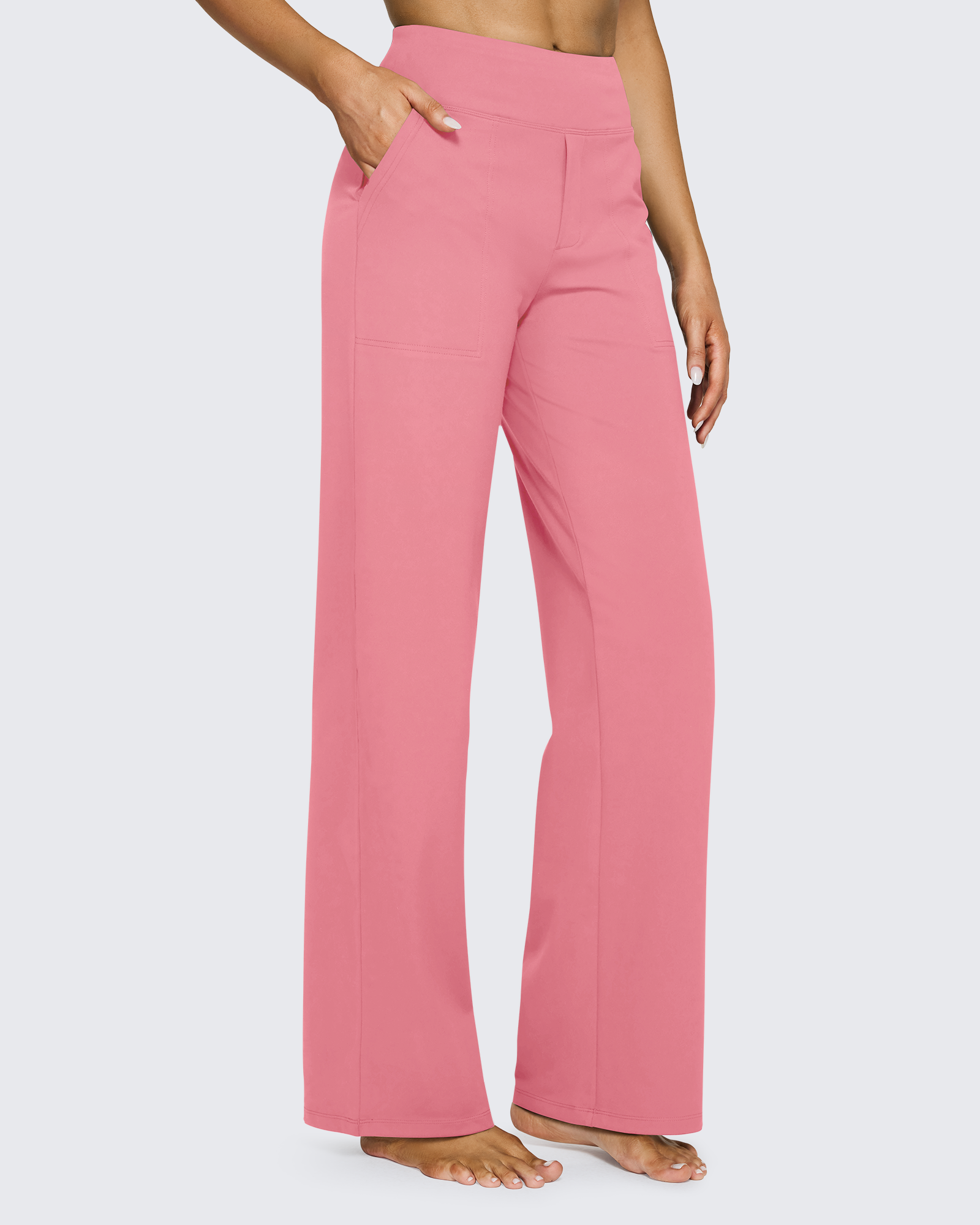 G4Free - EverGoing Wide Leg Yoga Pants Business Casual 29'' -GF23J183AF-XS