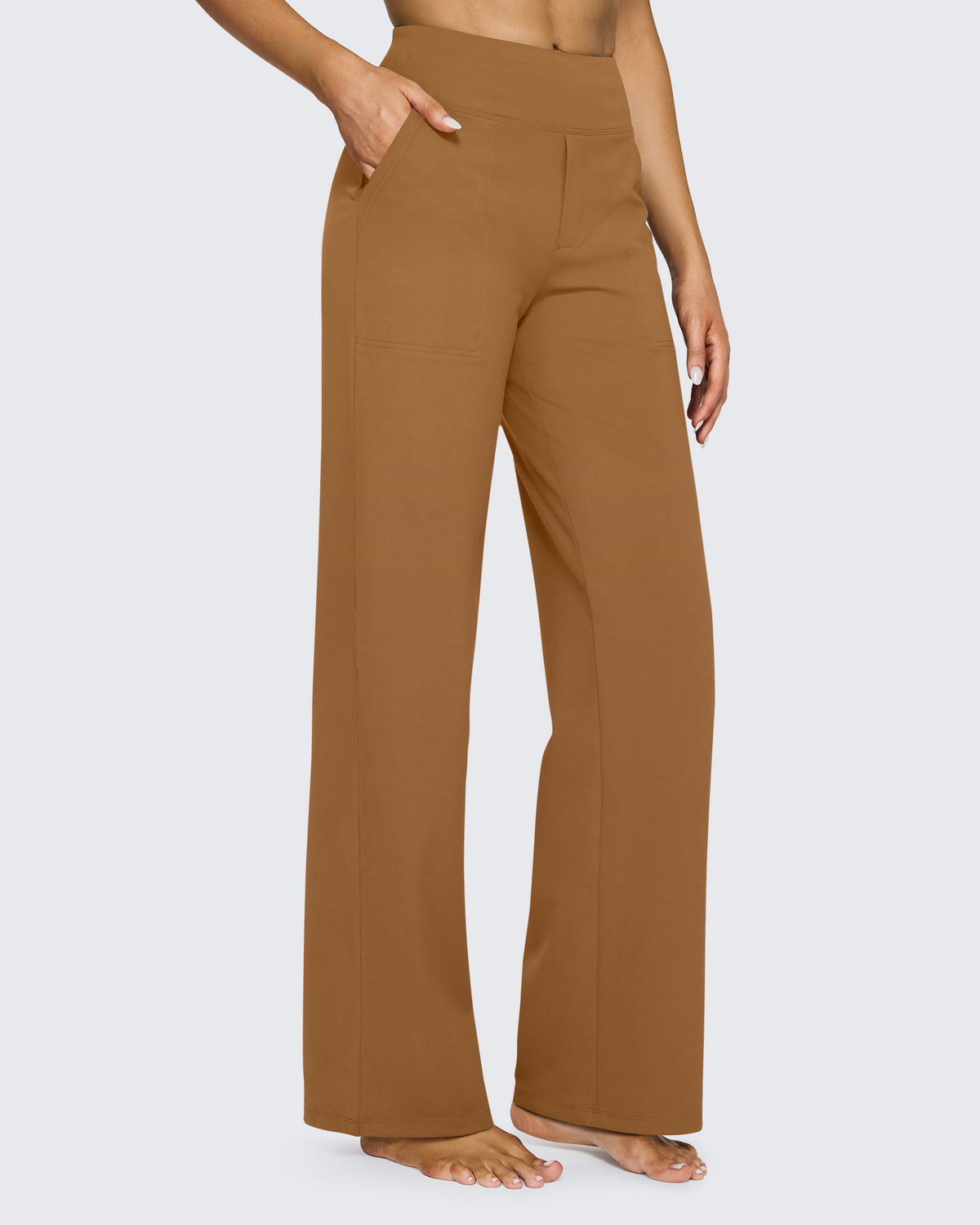 G4Free - EverGoing Wide Leg Yoga Pants Business Casual 29'' -GF23J183AF-XS
