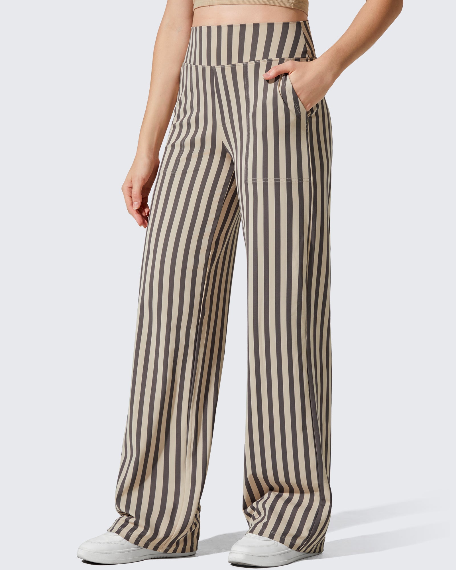 G4Free - EverGoing Wide Leg Yoga Pants Business Casual 31'' -GF23J172AF-XS