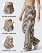 G4Free - EverGoing Wide Leg Yoga Pants Business Casual 31'' -GF23J172AF-XS