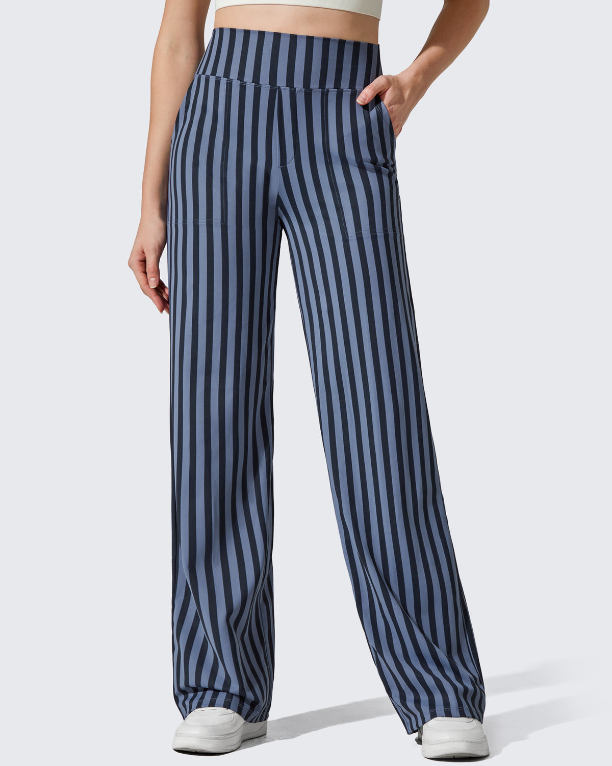 G4Free - EverGoing Wide Leg Yoga Pants Business Casual 31'' -GF23J172AF-XS