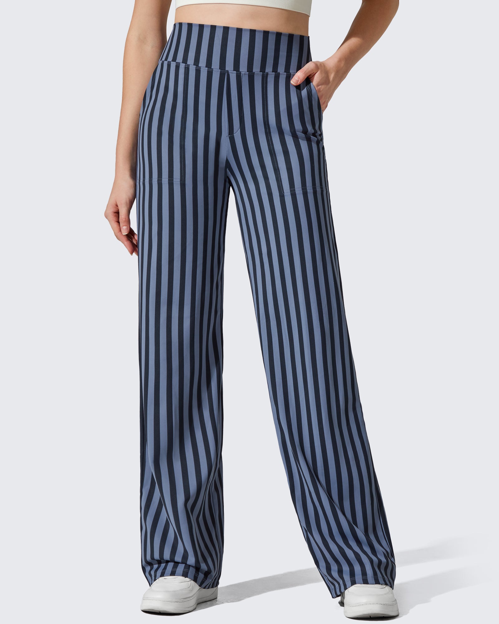 G4Free - EverGoing Wide Leg Yoga Pants Business Casual 31'' -GF23J172AF-XS