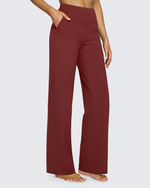 G4Free - EverGoing Wide Leg Yoga Pants Business Casual 31'' -GF23J172HF-XS